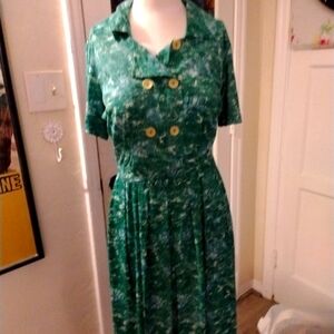 Vintage Green Dress